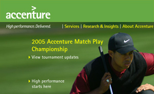 Accenture.com Homepage, 2005-2008