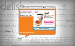 Vibrant Expandable Flash, In-Text Advertisement